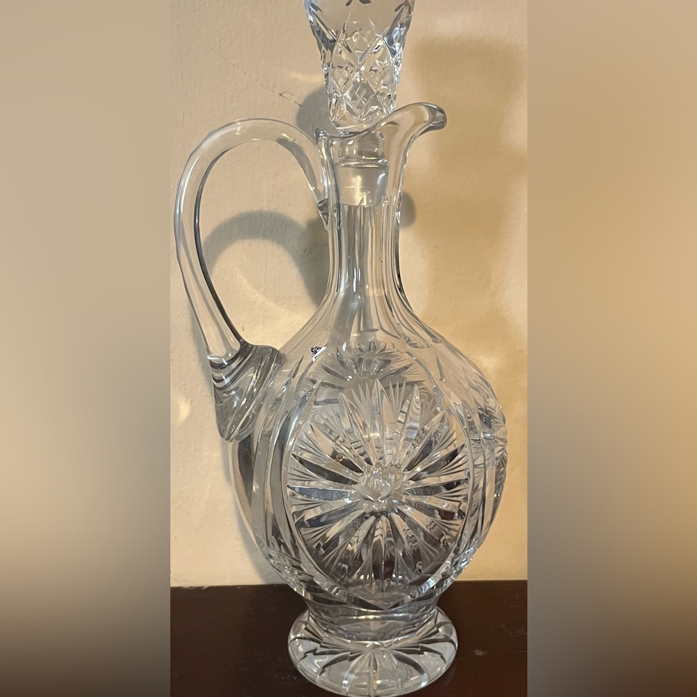 Artisan Glass Crystal Pitcher - Picture 3 of 5
